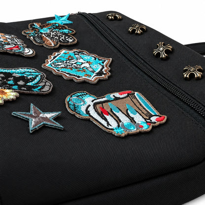 CarryColor Road Cowboy western embroidery front pocket detail