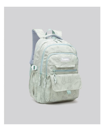Mint Green Multi-Compartment Backpack